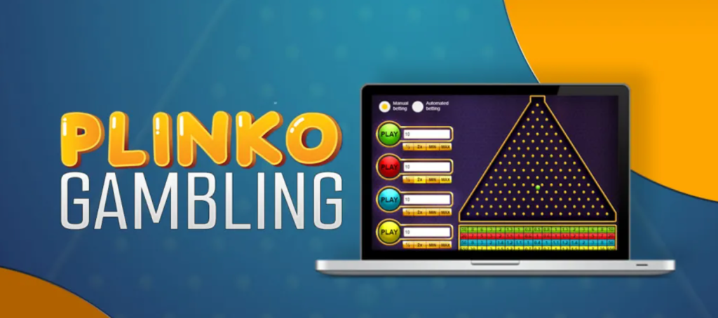 Plinko gambling game for money.